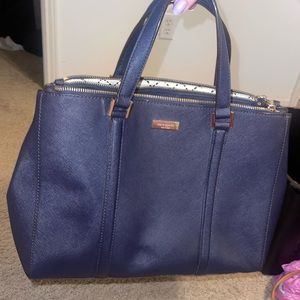Navy Blue Kate Spade Hand Bag